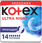 kotex Ultra Прокладки сетка Ночные 14шт